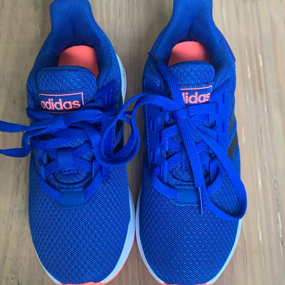 Adidas Blue/Orange Cloudfoam Little Boys Sneaker